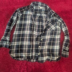 Men's Plaid Button-Up Shirt